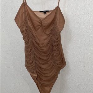 Brown nude  bodysuit